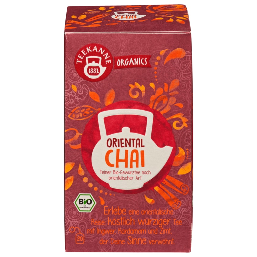 Teekanne Organics Bio Tee Oriental Chai 36g, 20 Beutel